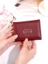 Heart & Letter Graphic Small Wallet