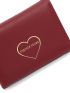 Heart & Letter Graphic Small Wallet
