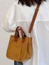 Pocket Front Square Bag