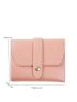 Snap Button Fold Over Small Wallet