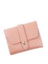 Snap Button Fold Over Small Wallet
