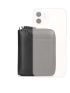 Genuine Leather Chain Decor Zipper Card Holder