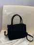 Double Handle Square Bag