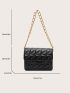 Mini Quilted Flap Chain Square Bag
