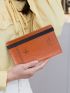 Airplane & Letter Embossed Passport Case
