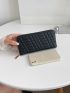 Geometric Embossed Long Wallet