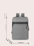 3pcs Two Tone Functional Backpack Set