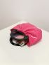 Metallic Ruched Bag