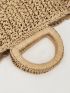 Fringe Decor Straw Bag