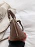 Mini Crocodile Embossed Dome Bag