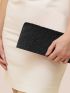 Mini Square Bag Ruched Detail Glitter For Party