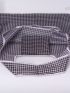 Houndstooth Pattern Large Capacity Shopper Bag