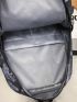Men Letter Patch Decor Casual Daypack