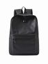 Men Minimalist Zipper Casual Daypack