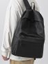 Men Minimalist Zipper Casual Daypack