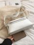 Letter Detail Shoulder Bag