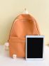 Buckle Decor Functional Backpack