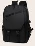 Men Release Buckle Decor Casual Daypack