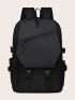 Men Release Buckle Decor Casual Daypack