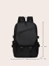 Men Release Buckle Decor Casual Daypack