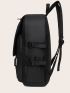 Men Release Buckle Decor Casual Daypack