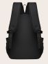 Men Release Buckle Decor Casual Daypack