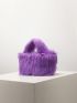 Minimalist Fluffy Satchel Bag