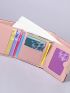 Metal Decor Small Wallet