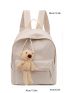 Bear Decor Functional Backpack