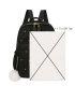 Quilted Studded & Pom Pom Decor Functional Backpack