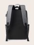 Two Tone Charging Port Design Functional Backpack