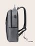 Two Tone Charging Port Design Functional Backpack