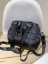Quilted Pattern Square Bag