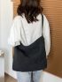Minimalist Large Capacity Canvas Hobo Bag