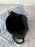 Minimalist Large Capacity Canvas Hobo Bag