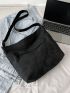 Minimalist Large Capacity Canvas Hobo Bag