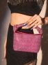 Mini Glitter Square Bag