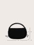 Minimalist Double Handle Chain Square Bag