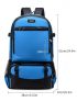 Men Letter Patch Decor Large Capacity Travel Backpack