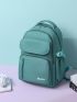 Letter Graphic Functional Backpack