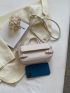 Buckle Decor Flap Square Bag