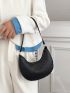 Glitter Minimalist Hobo Bag