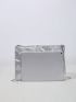 Metallic Chain Square Bag