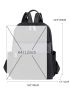 Zip Front Functional Backpack