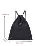 Large Drawstring Backpack Lightweight Foldable Waterproof