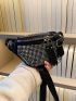 Studded Decor Waist Bag