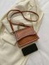 Mini Embroidered Detail Square Bag