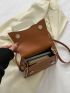 Mini Embroidered Detail Square Bag