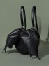 Goth Bat Wing Decor Novelty Bag