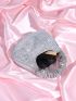 Rhinestone Decor Ruched Top Handle Hobo Bag